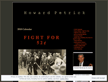Tablet Screenshot of howardpetrick.com
